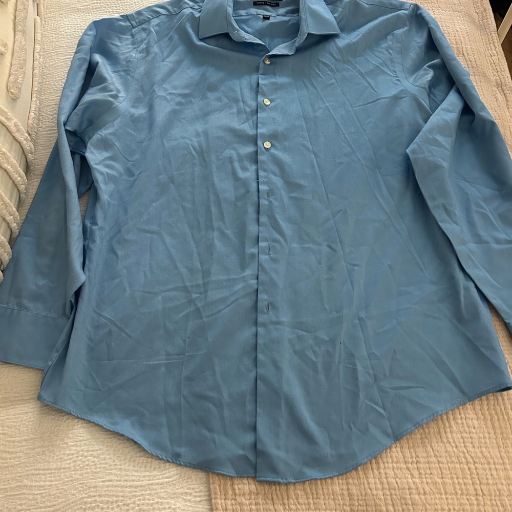 Geoffrey Beene Blue Dress Shirt